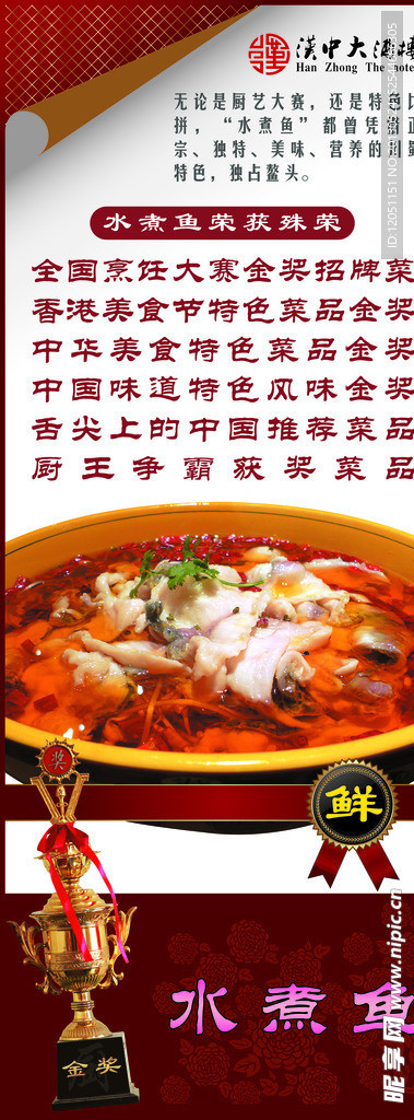 水煮鱼获奖海报