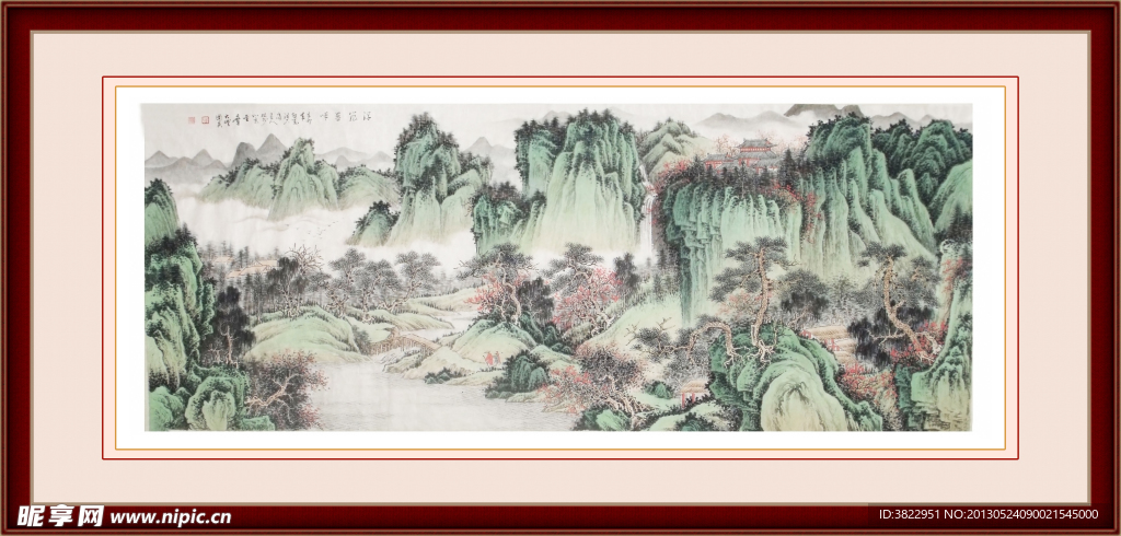工笔画 山水画