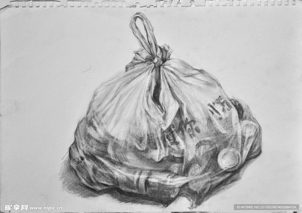 素描静物
