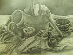 静物素描