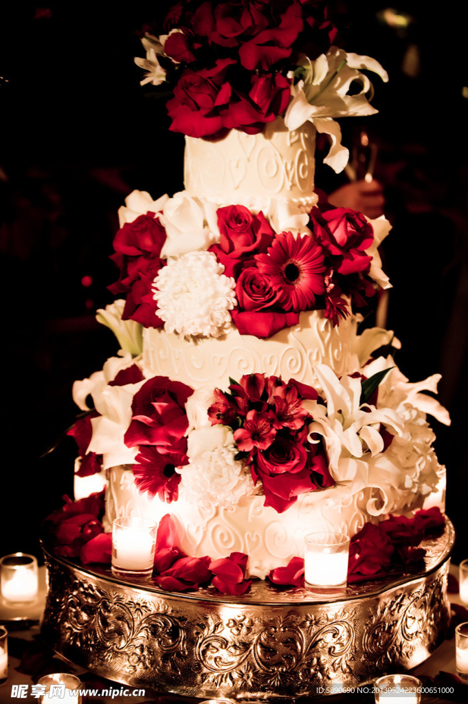 结婚玫瑰蛋糕