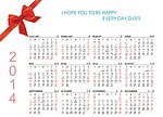 2014年日历
