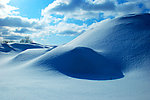碎石雪堆景观