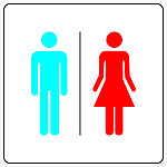 男女卫生间 图标
