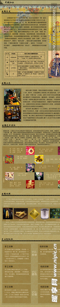 南京云锦模板设计