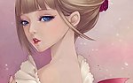 手绘美女