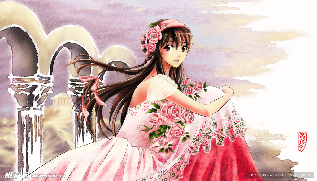 动漫美女
