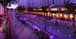 商业街夜景