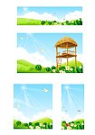 蓝天草地