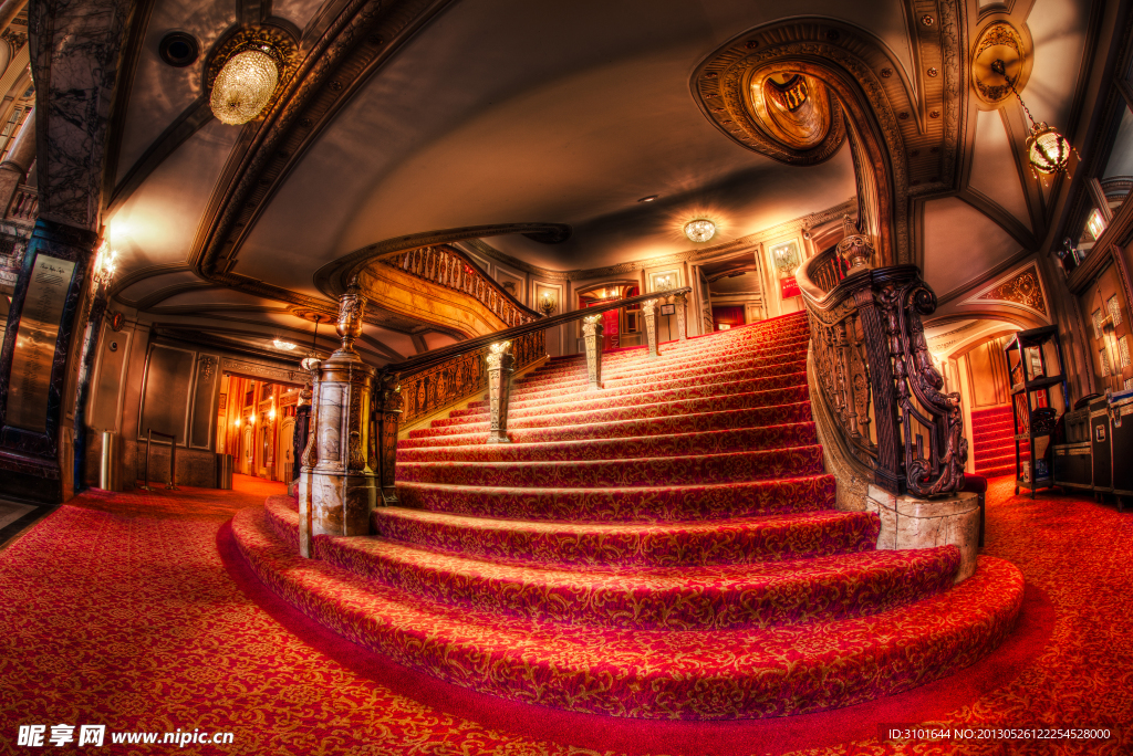 芝加哥剧院楼梯
