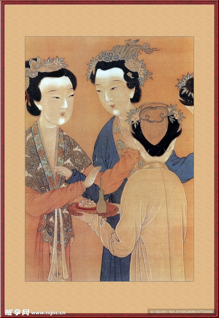工笔画仕女