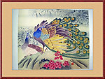孔雀工笔画