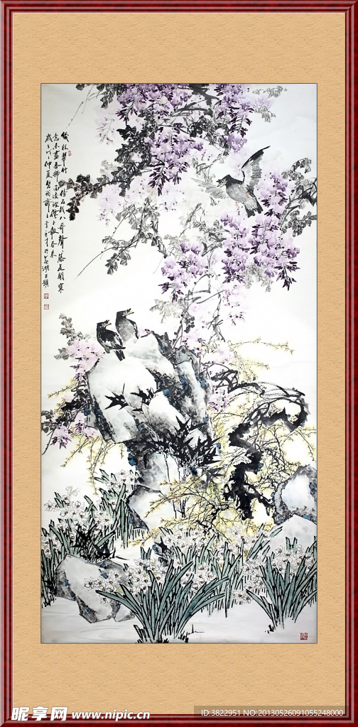 花鸟工笔画