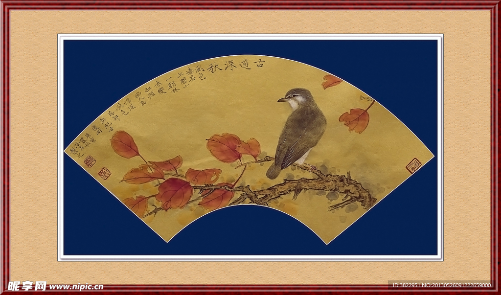 小鸟工笔画
