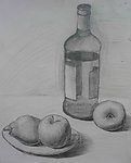 素描静物