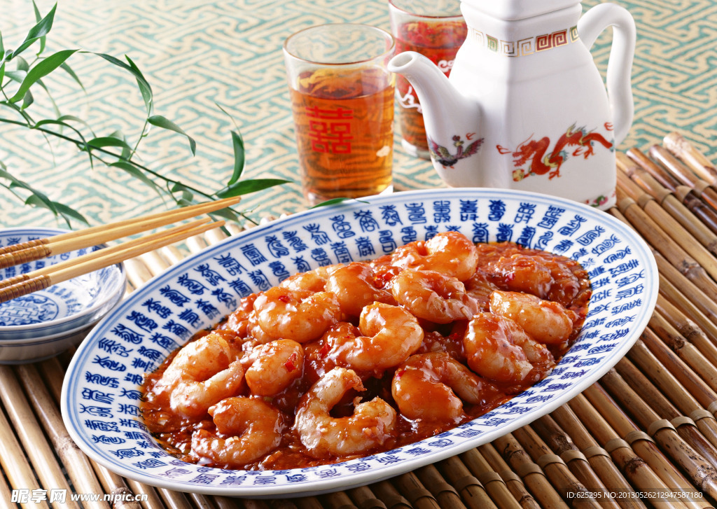菜 虾 一盘虾