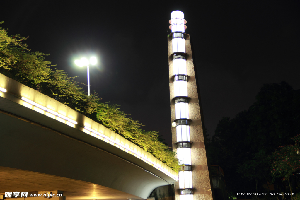 中山公园夜景