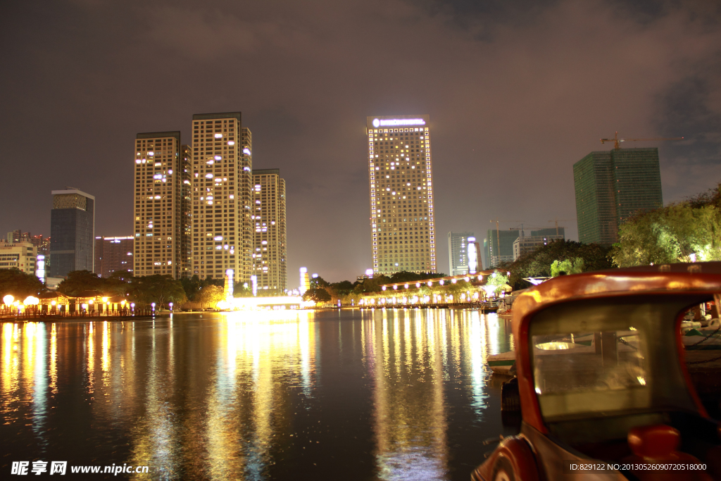 中山公园夜景