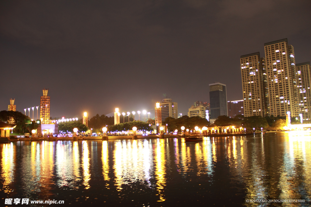 中山公园夜景