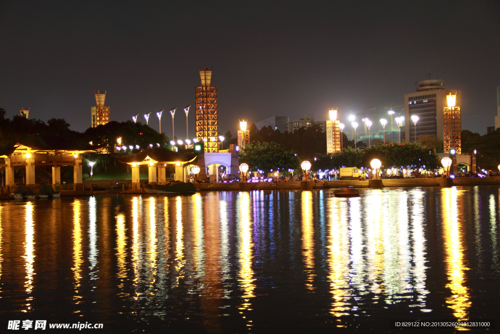 中山公园夜景