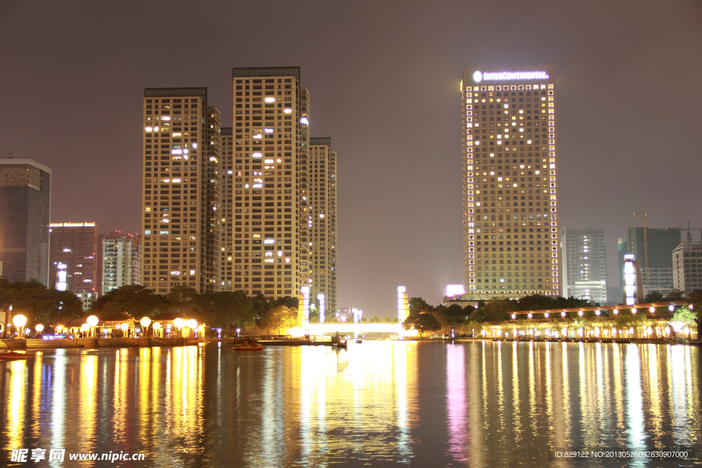 中山公园夜景