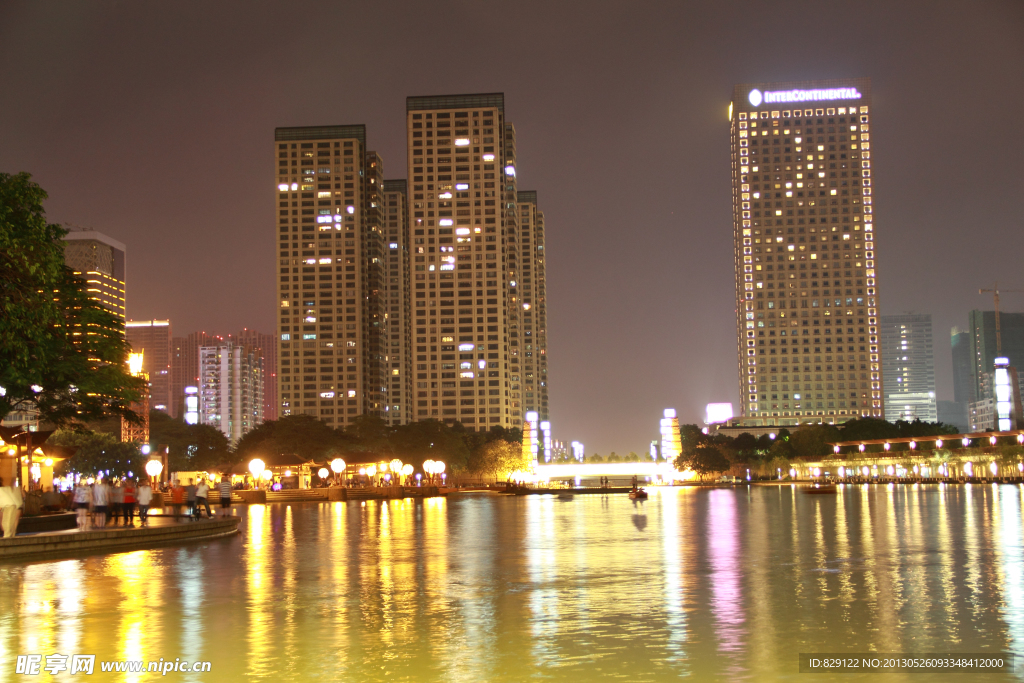 中山公园夜景