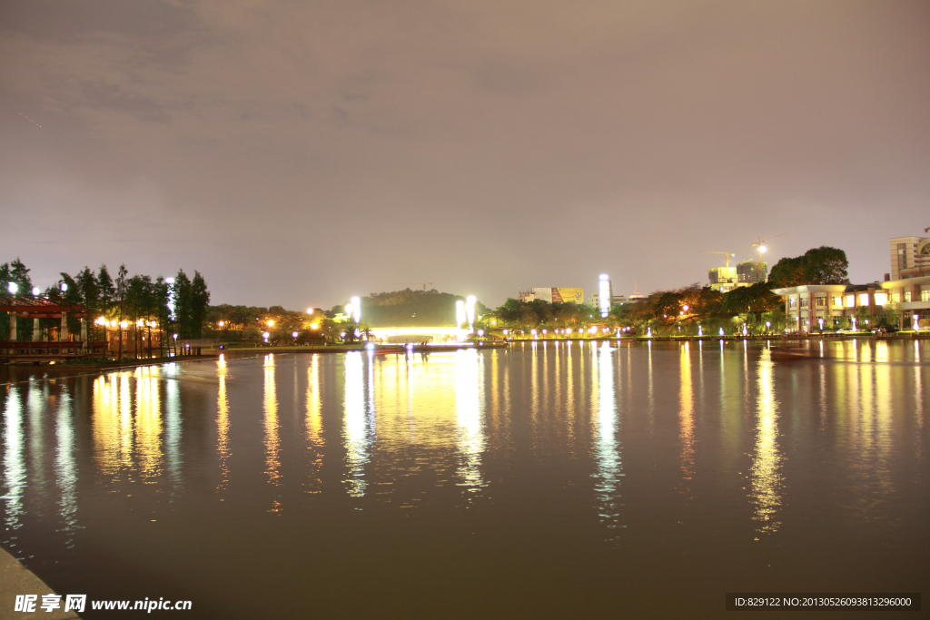 中山公园夜景