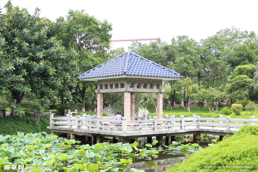 雷岗公园一角
