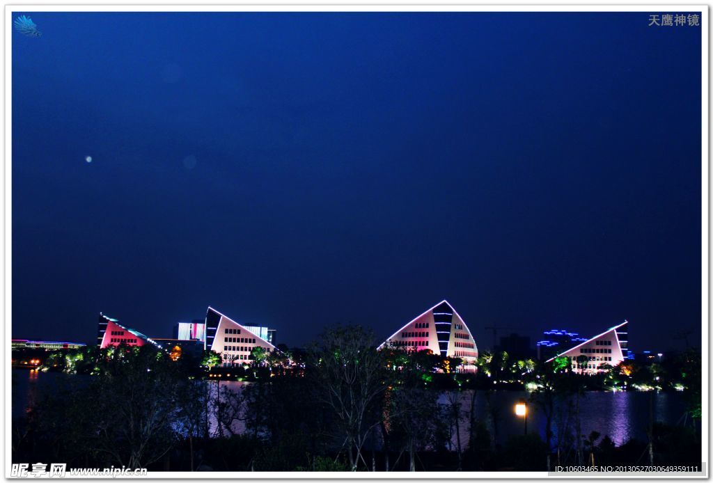 城市建筑 建筑夜景