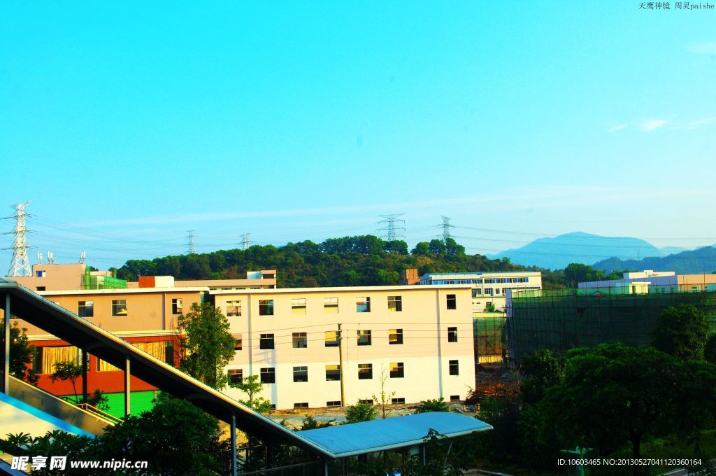 城市山水风景