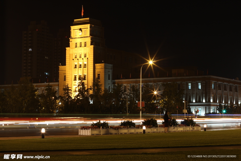 大连人民广场夜景