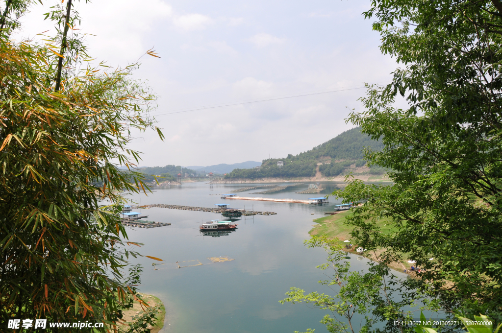 瀛湖风景