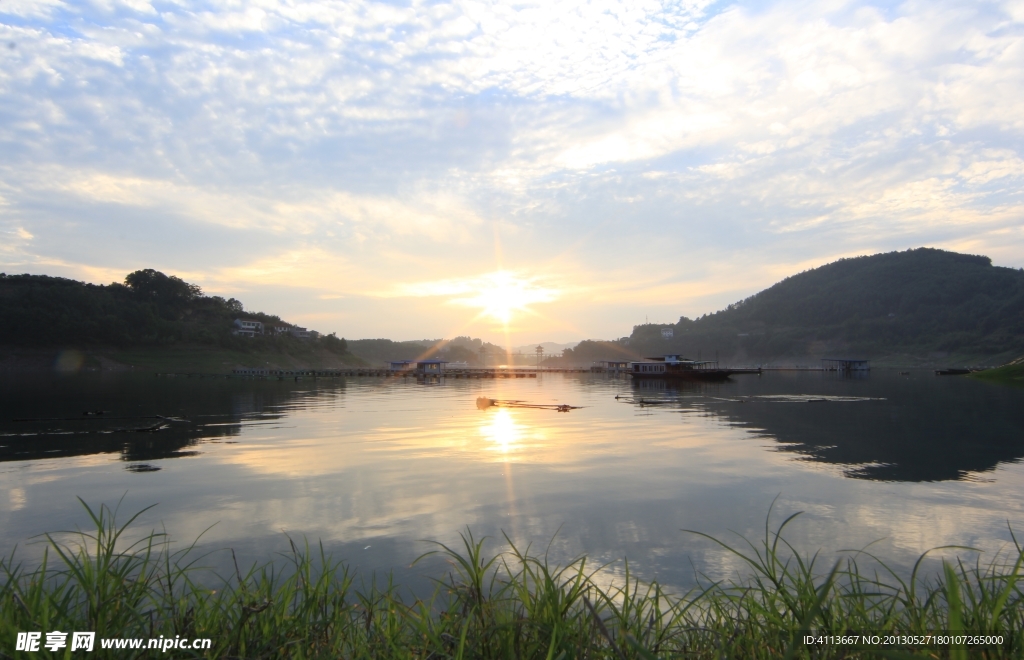 瀛湖风景