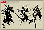 武侠人物剪影