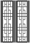 雕刻镂空移门