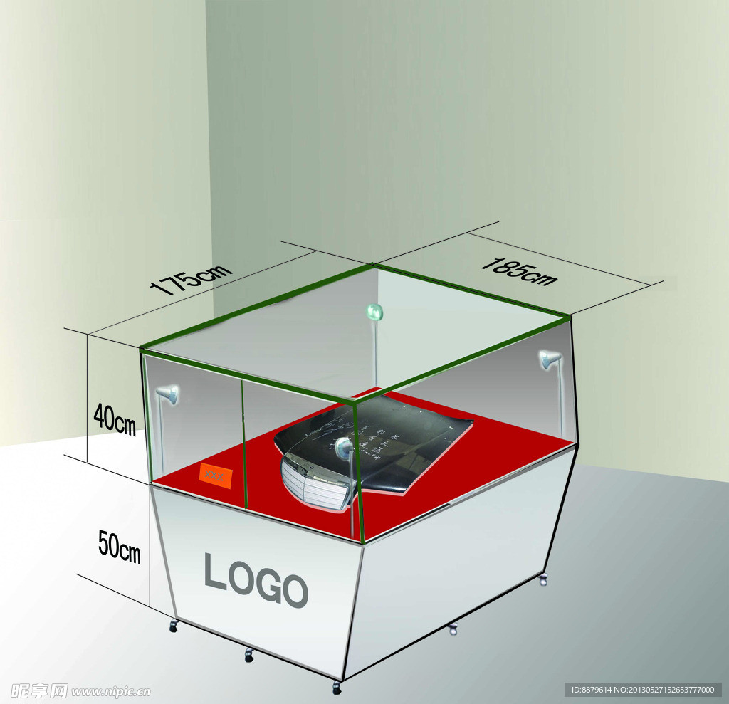 展柜效果图
