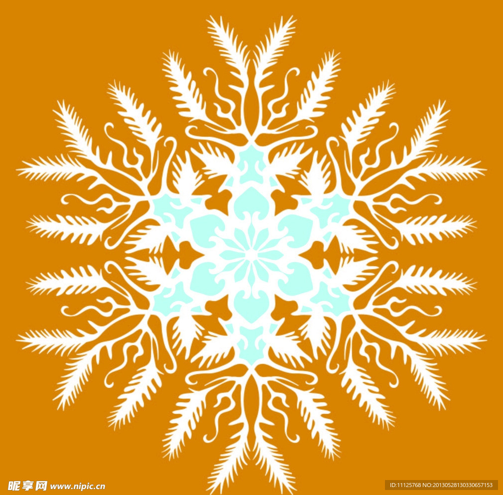 雪花矢量素材