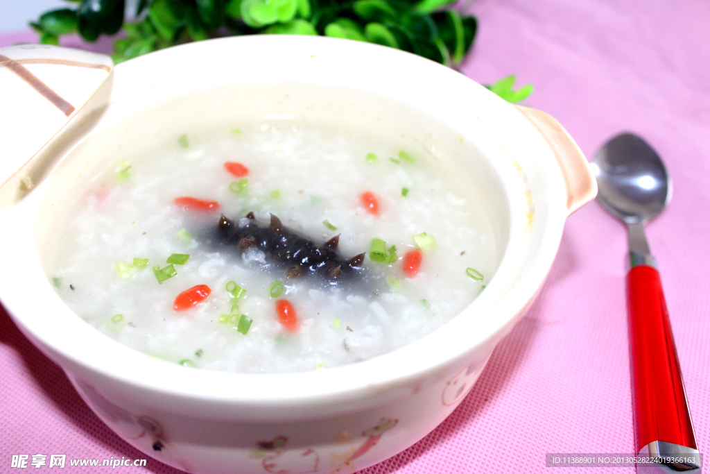 老汤海参香菇粥