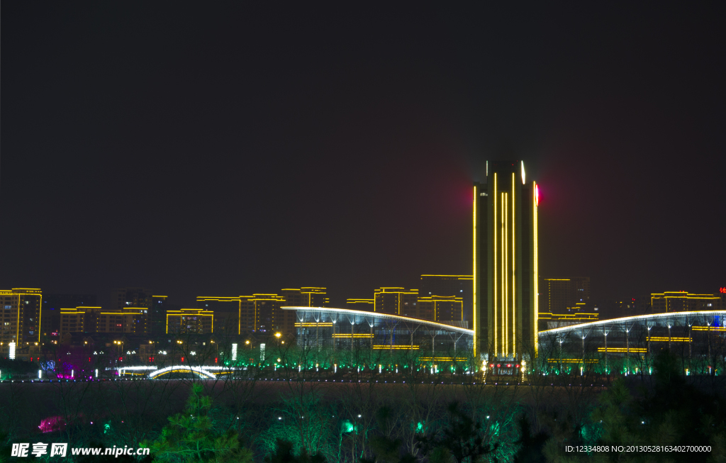 铁岭新城夜景