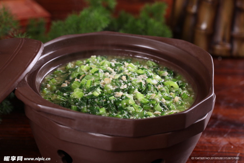 鸡汁粗粮青菜钵