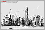 建筑描绘矢量图