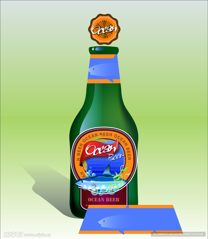 啤酒瓶包装设计