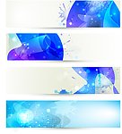 蓝色墨迹banner
