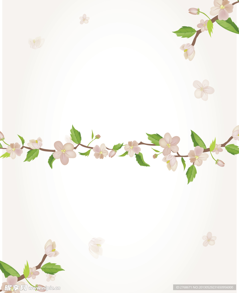 移门 花朵