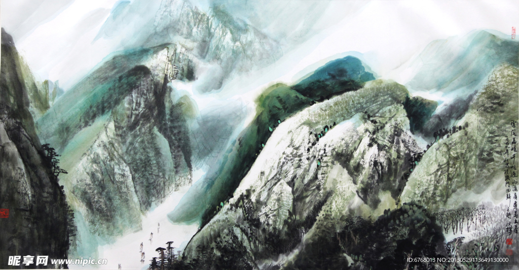 山水国画