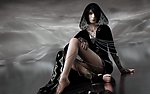 手绘美女