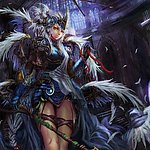 手绘美女