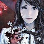 手绘美女