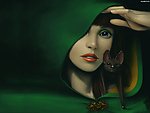 手绘美女