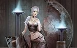 手绘美女